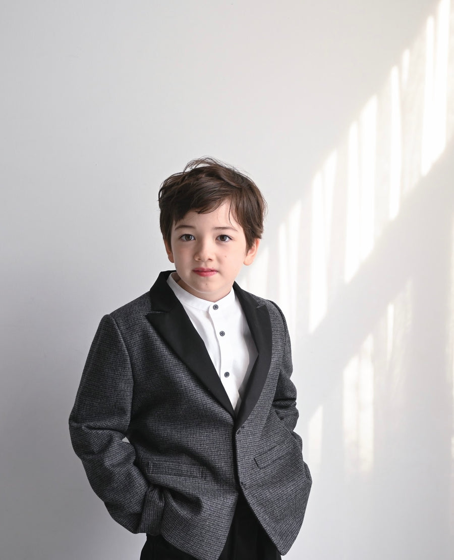 【ORDER】Organic band collar shirts