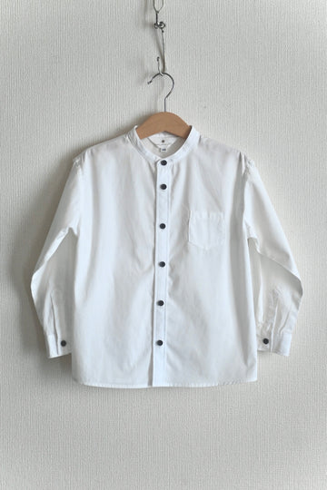 【ORDER】Organic band collar shirts