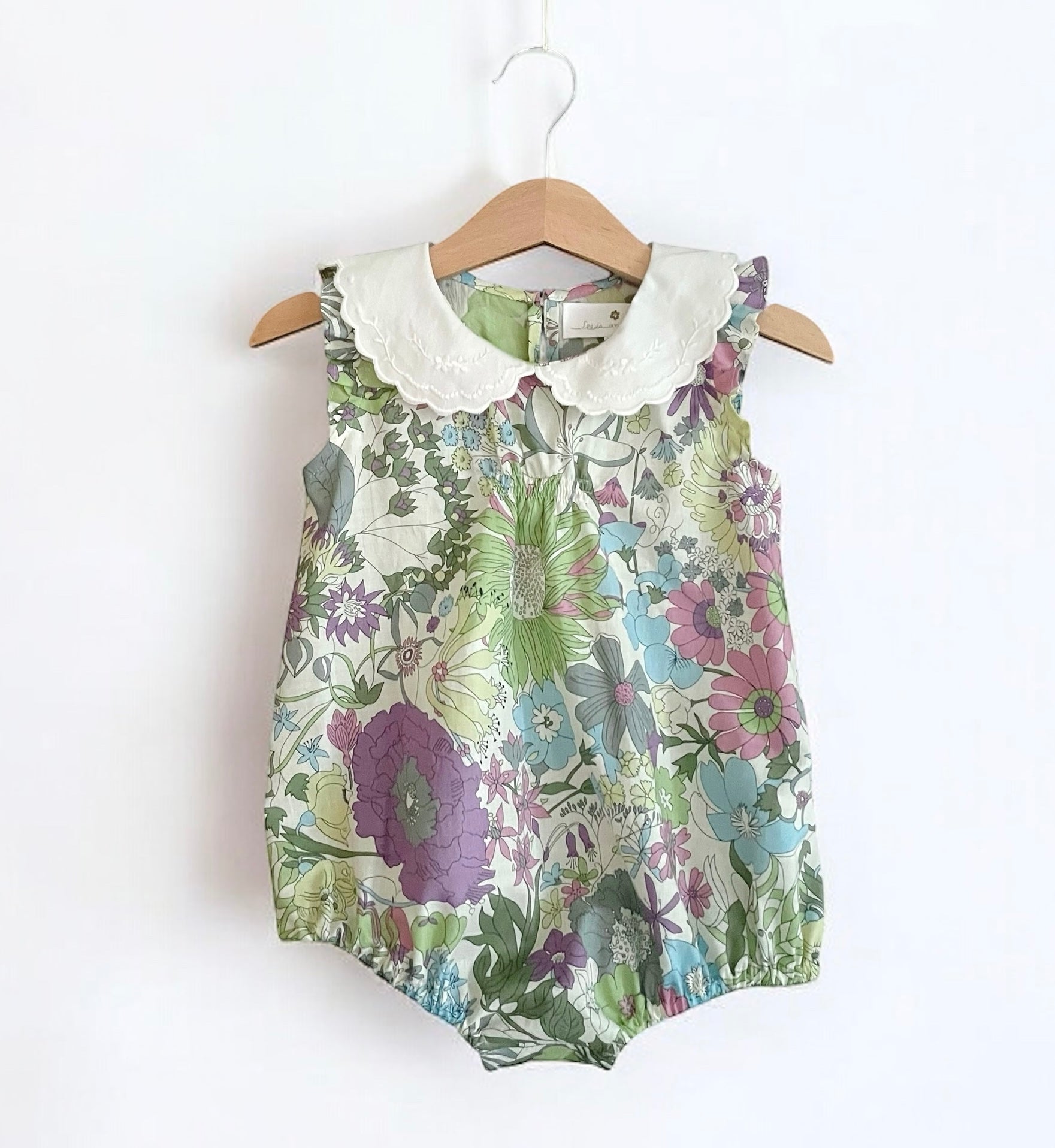 Embroidery collar rompers / A – Seeds and Bloom