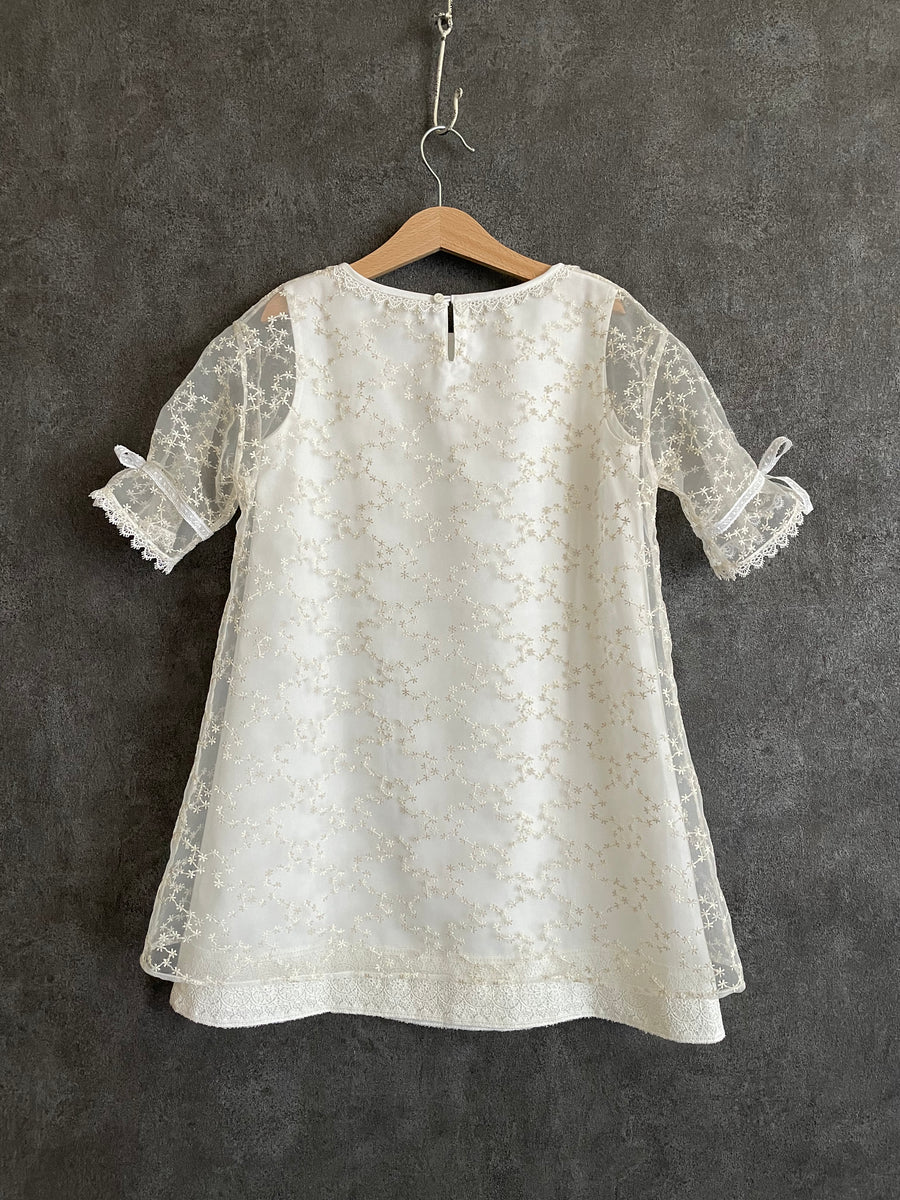 Organdy lace dress